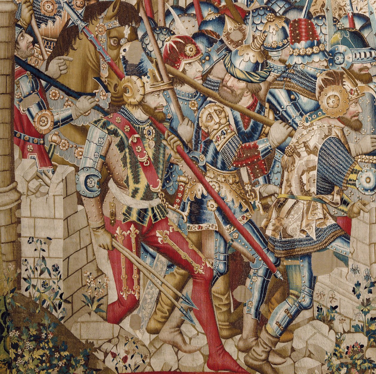 Der Trojanische Krieg: Die Zerstörung von Troja, ca. 1470 von (fl.1450 75) Master of Coetivy