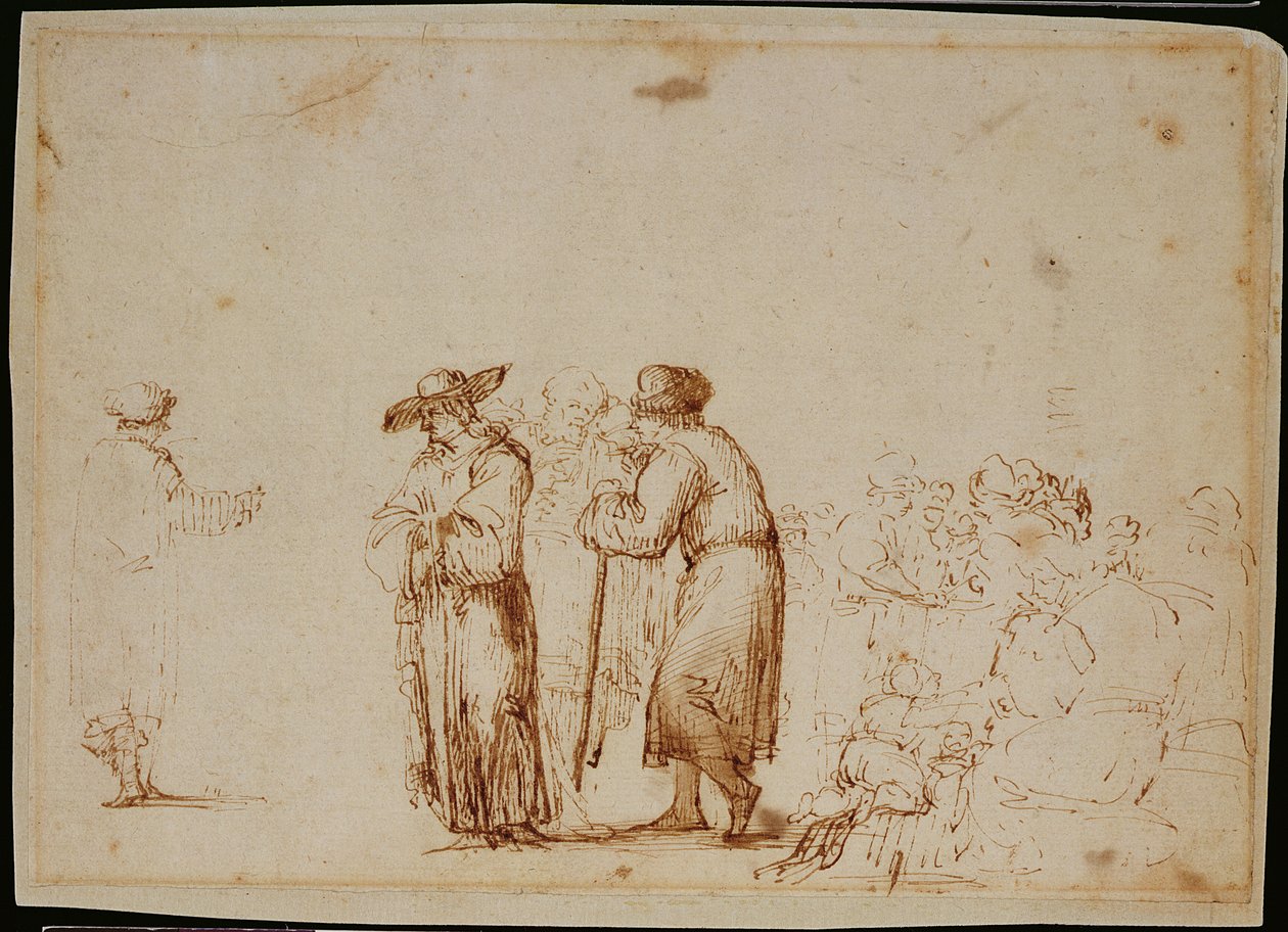 Niederländische Figuren von (follower of) Rembrandt Harmensz. van Rijn