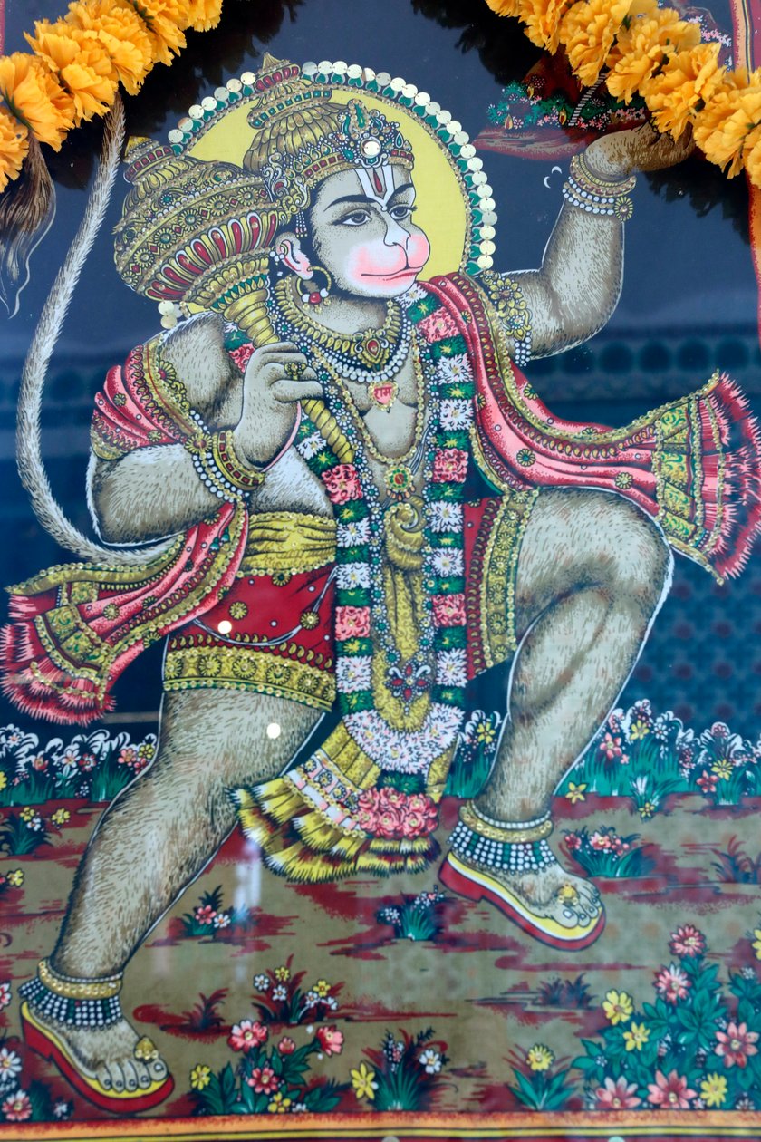 Hanuman, Sri Thenday Yutthapani Tempel, Ho-Chi-Minh-Stadt, Vietnam von Unknown