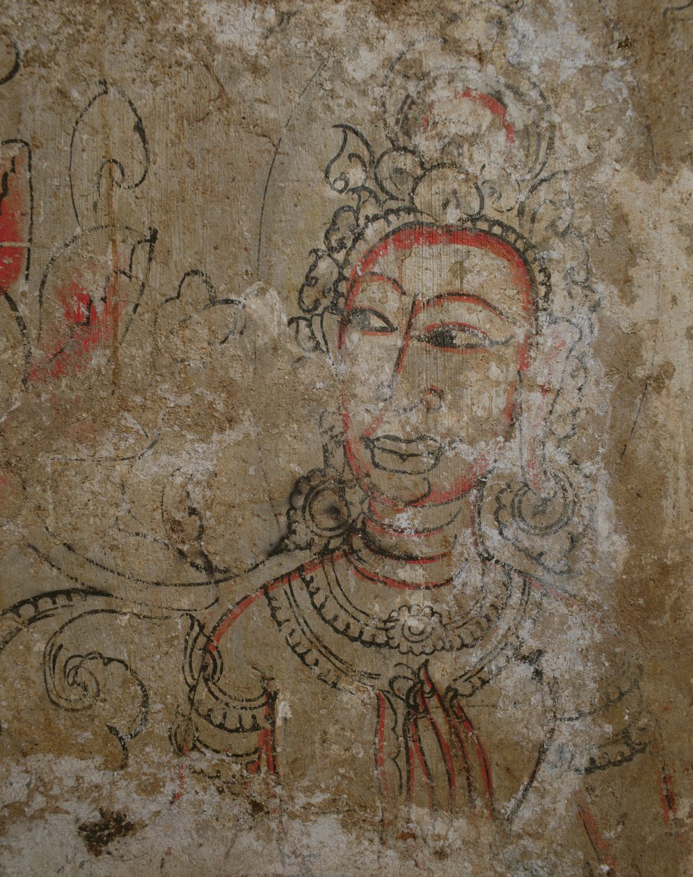 Kopf chinesischen Einflusses, Wat Ratchaburana, Ayutthaya, Thailand von Unknown