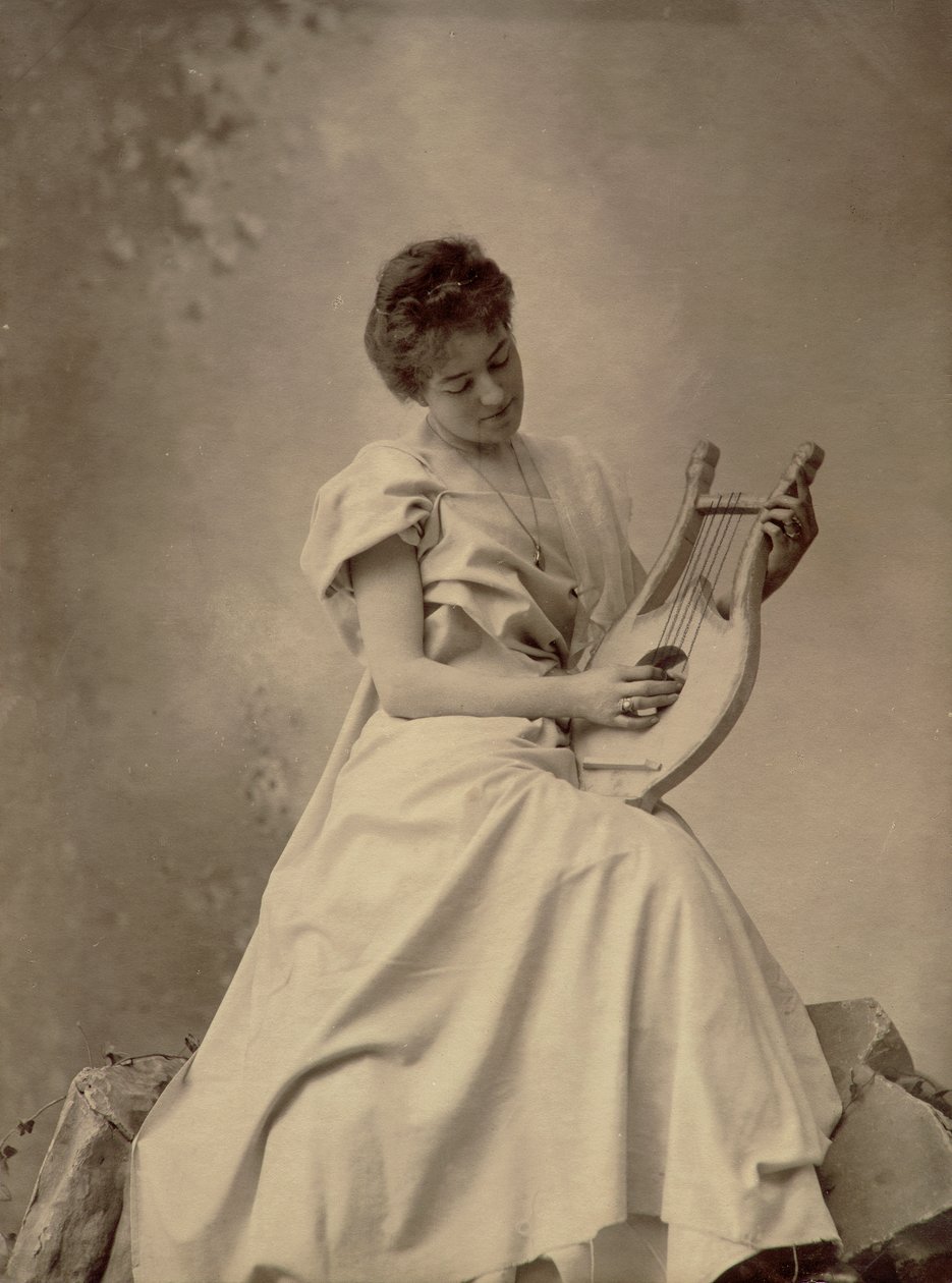 Theaterschauspielerin - Dame von Via Serragli (was für eine schöne Kreatur!) von Unknown
