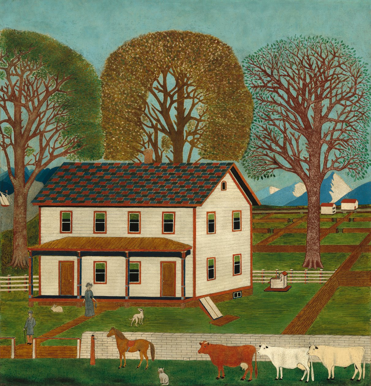 Bauernhaus im Mahantango-Tal von American School