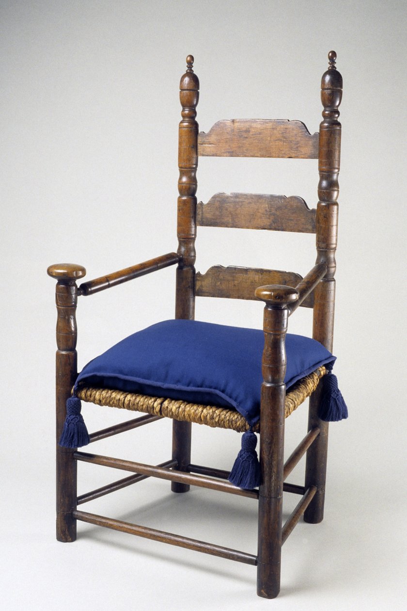 Großer Stuhl, 1670-1700 von American School
