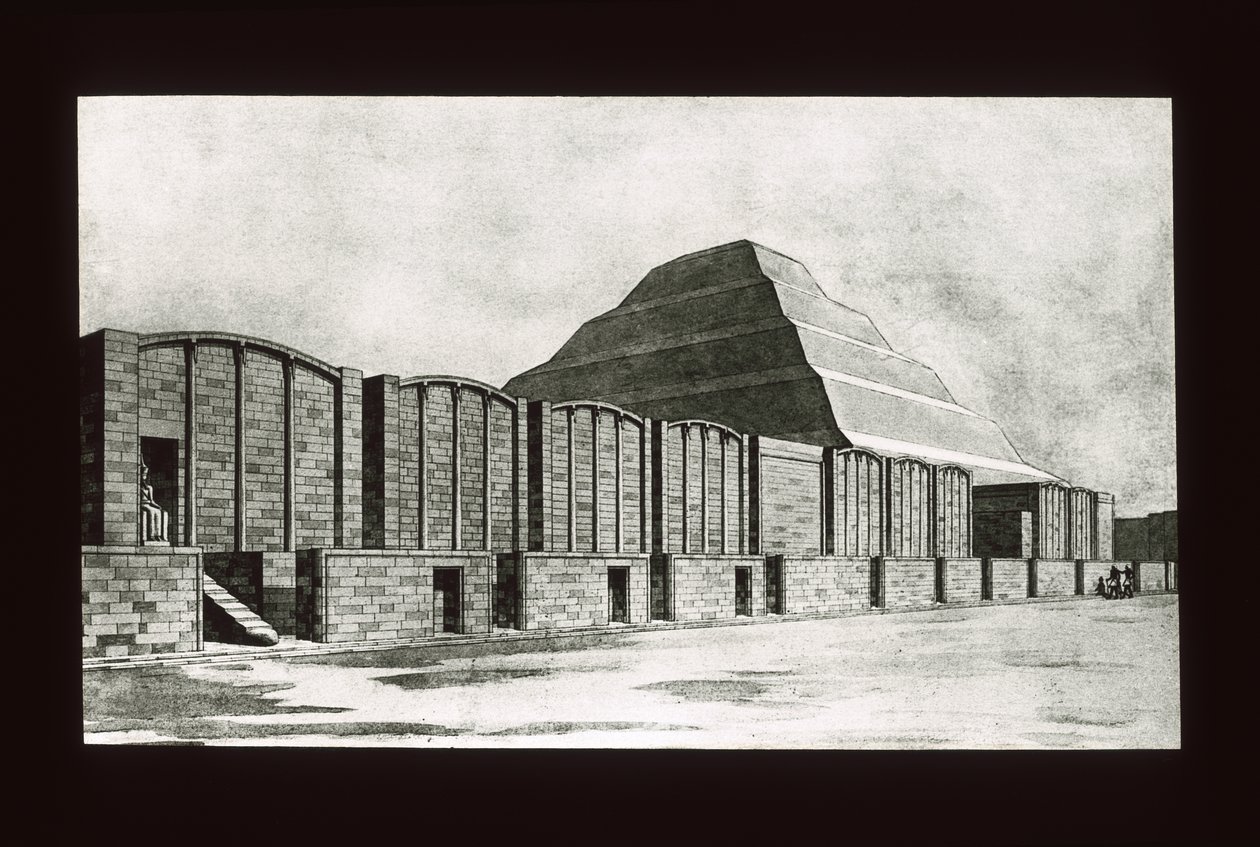 Stufenpyramide und Kapellen, Sakkara, 3. Dynastie von American School