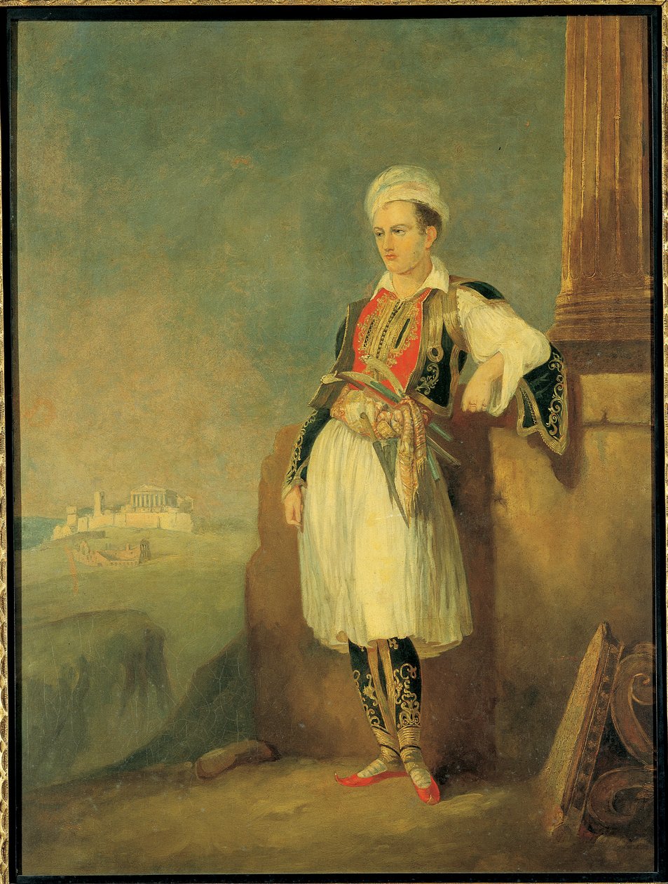 Porträt des Dichters Lord George Noel Byron, 1830 von European School