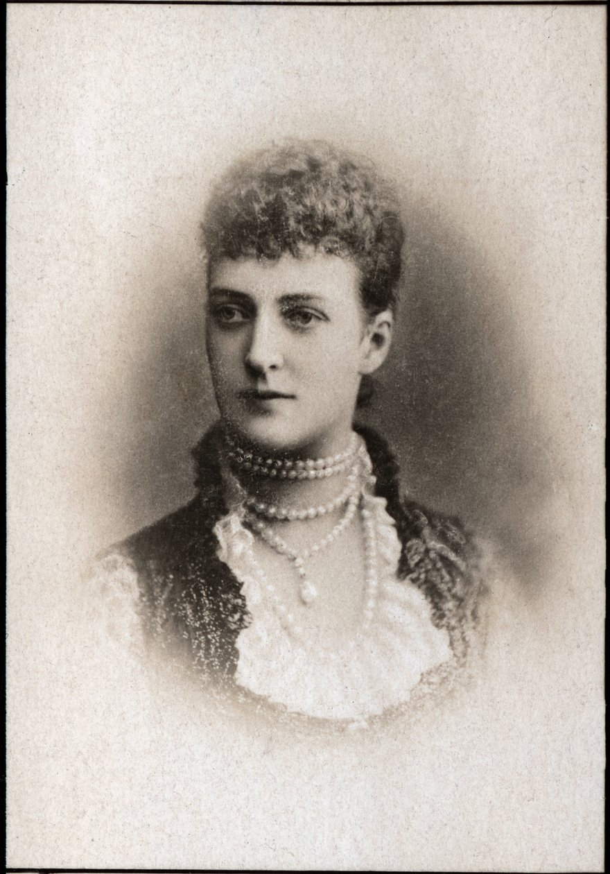 Porträt von Alexandra von Dänemark (1844-1925), Königin des Vereinigten Königreichs von French Photographer