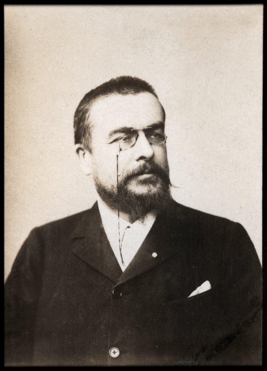 Porträt von Alexandre Charles Auguste Bisson (1848-1912), französischer Dramatiker, Vaudeville-Schöpfer und Romanautor von French Photographer