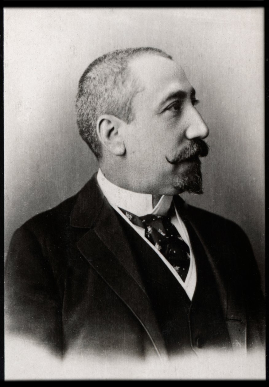 Porträt von Anatole France (1844-1924), französischer Dichter, Journalist und Romanautor von French Photographer