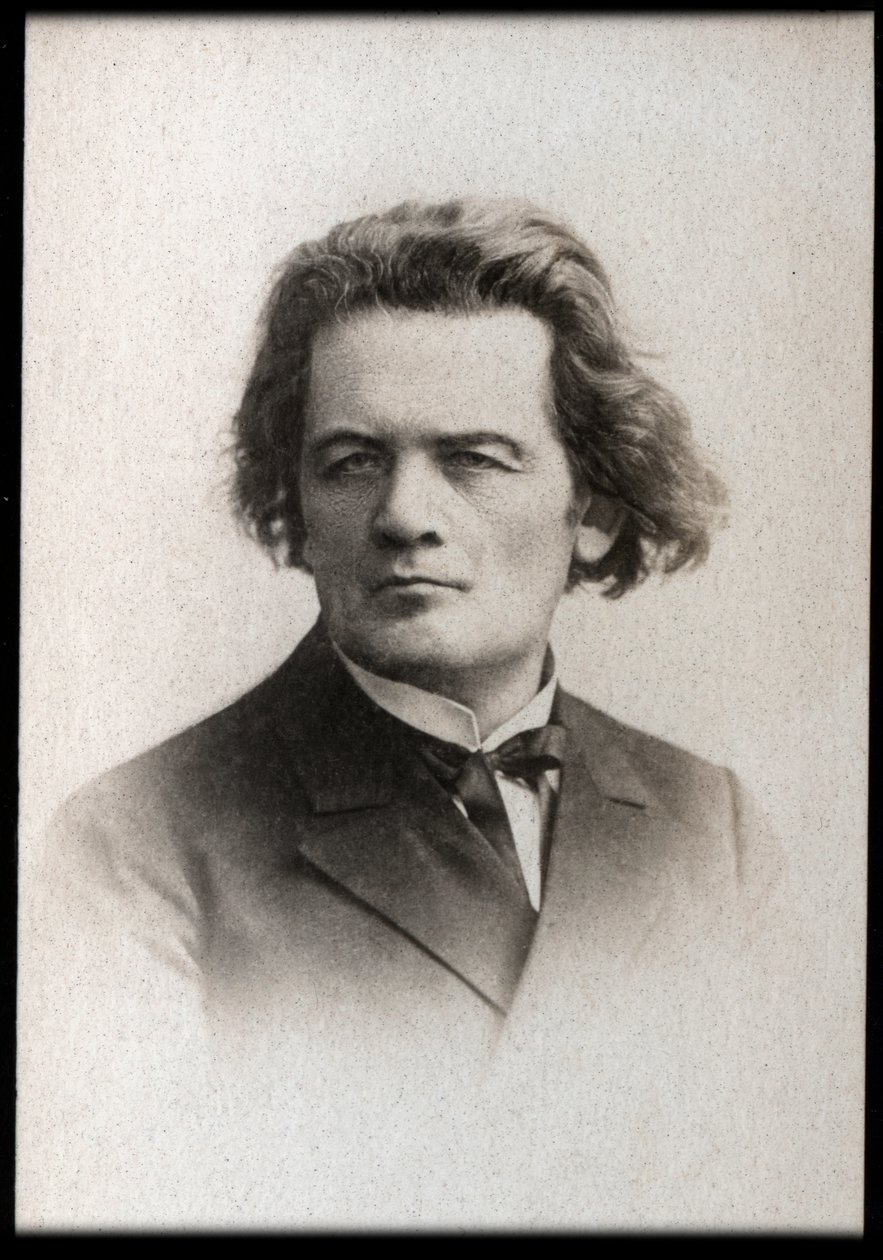 Porträt von Anton Rubinstein (1829-1894), russischer Pianist, Komponist und Dirigent von French Photographer