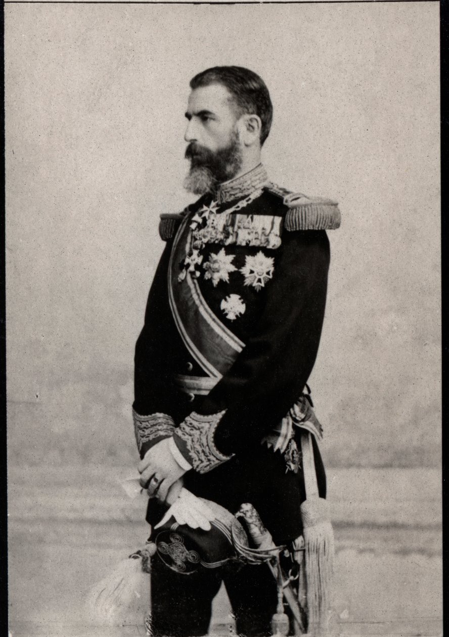 Porträt von Karl I. von Rumänien (1839-1914), König von Rumänien von French Photographer