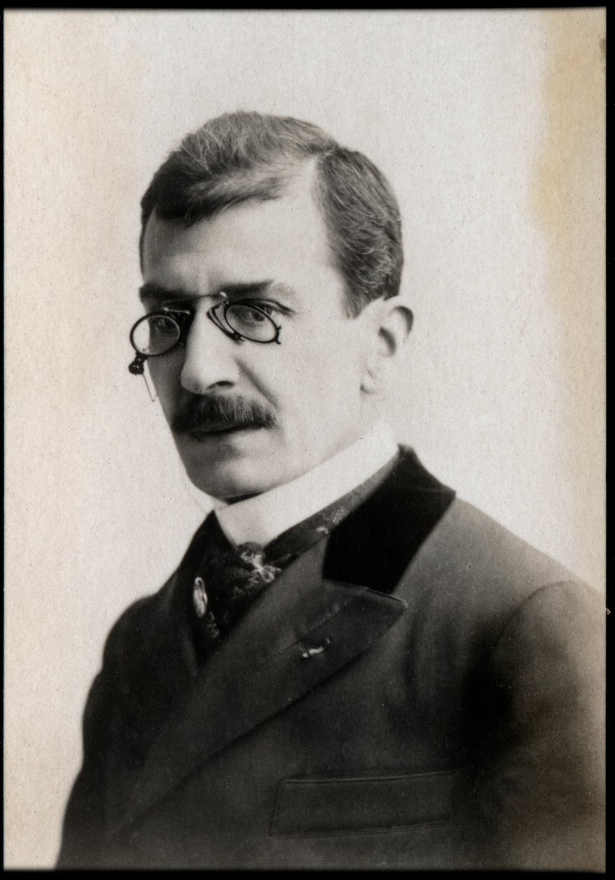 Porträt von Ferdinand Brunetière (1849-1906), französischer Schriftsteller und Kritiker von French Photographer