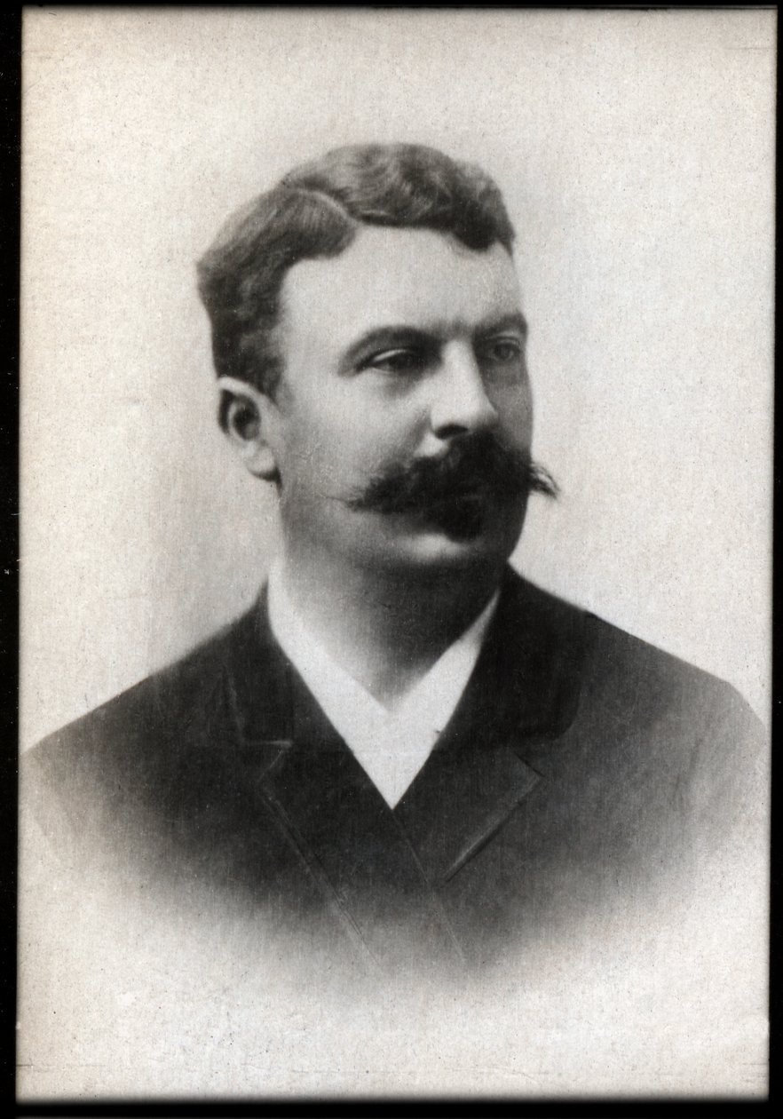 Porträt von Guy de Maupassant (1850-1893), französischer Schriftsteller von French Photographer