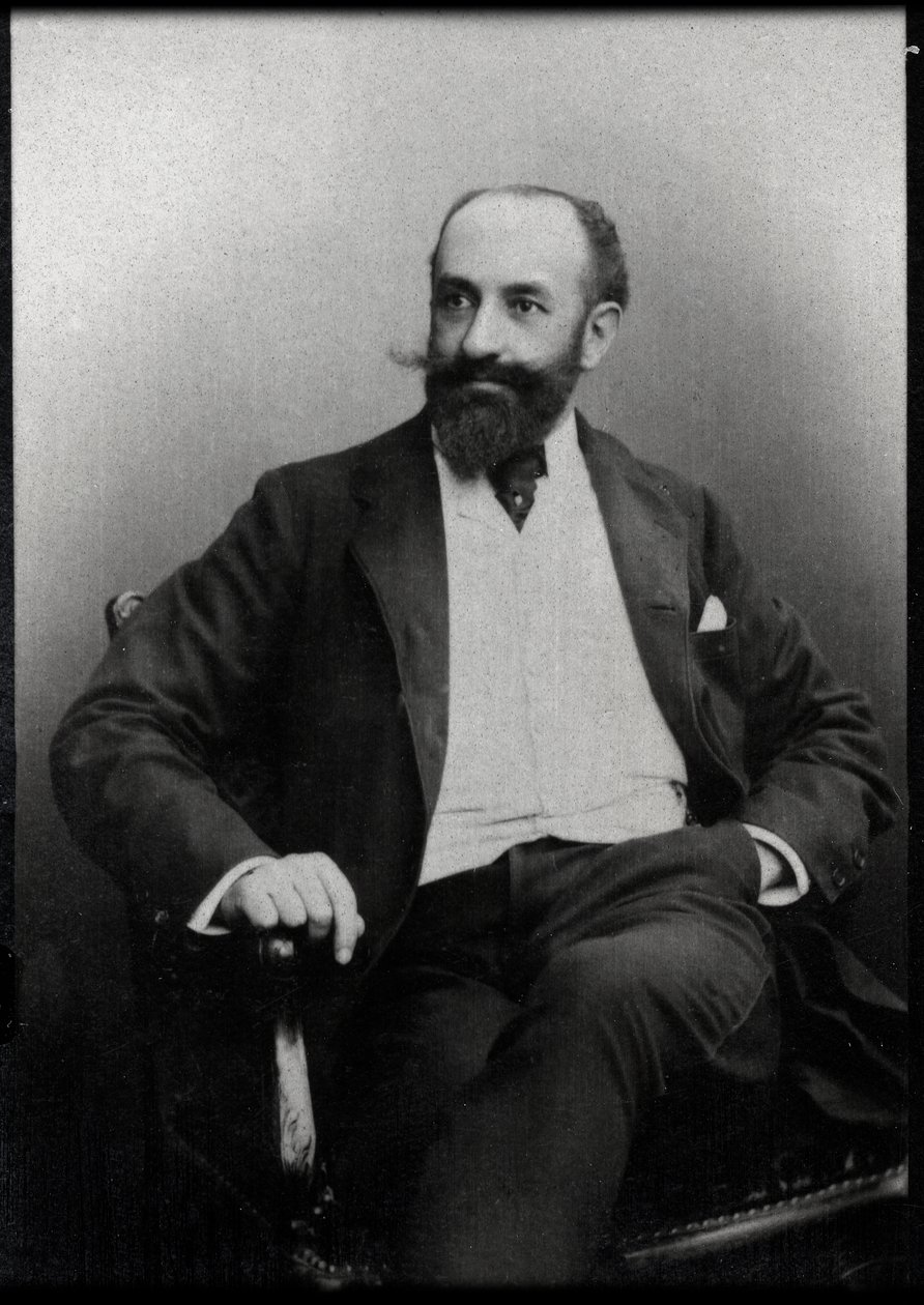 Porträt von Jacques Normand (1848-1931), französischer Schriftsteller von French Photographer