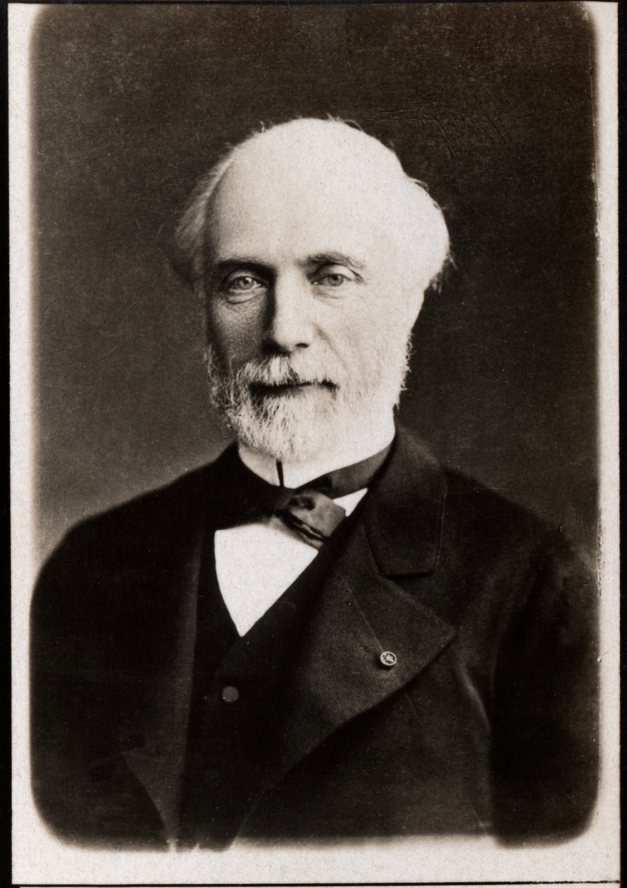 Porträt von Louis Charles de Saulces de Freycinet (1828-1923), französischer Staatsmann von French Photographer