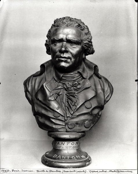 Büste von Georges Danton (1759-94) von French School