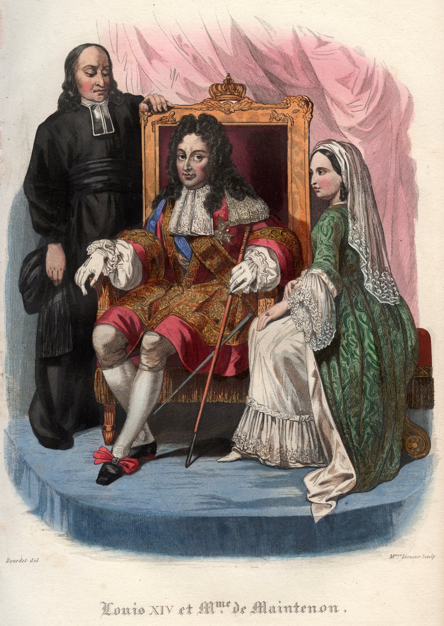 Ludwig XIV (1638-1715) und Francoise d