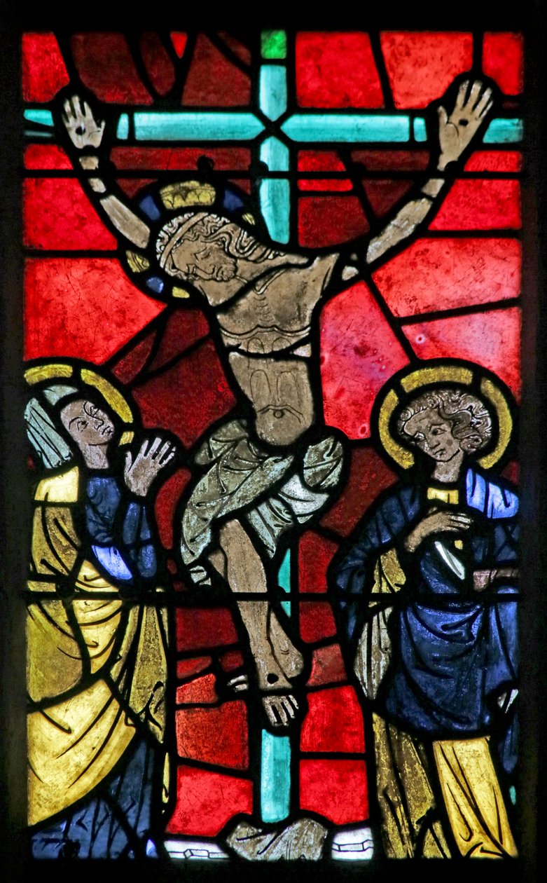 Niederhaslach, Kirche des Heiligen Johannes des Täufers, ca. 1300 von French School