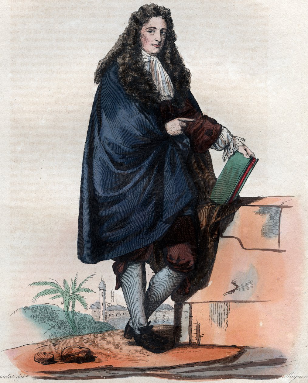Porträt von Jean Chardin (1643-1713), französischer Juwelier und Reisender von French School