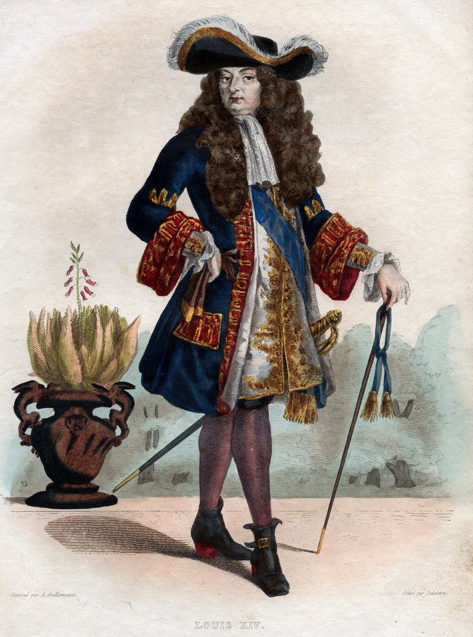 Porträt von Ludwig XIV. von Frankreich (1638-1715), König von Frankreich von French School