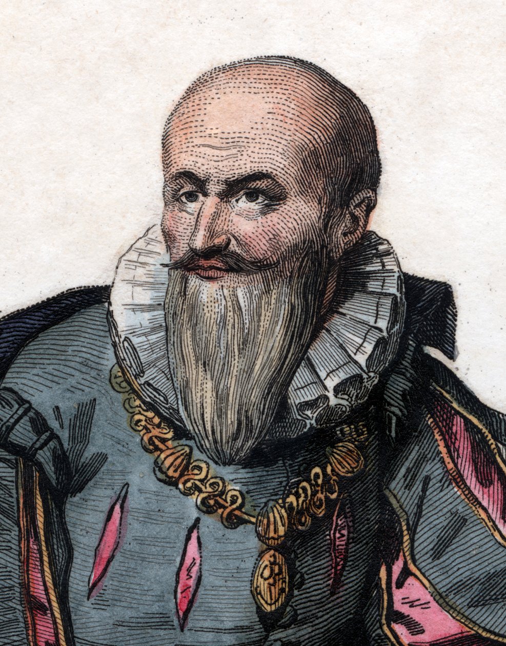 Porträt von Maximilien de Bethune, Herzog von Sully (1559-1641), französischer Soldat und Minister von French School