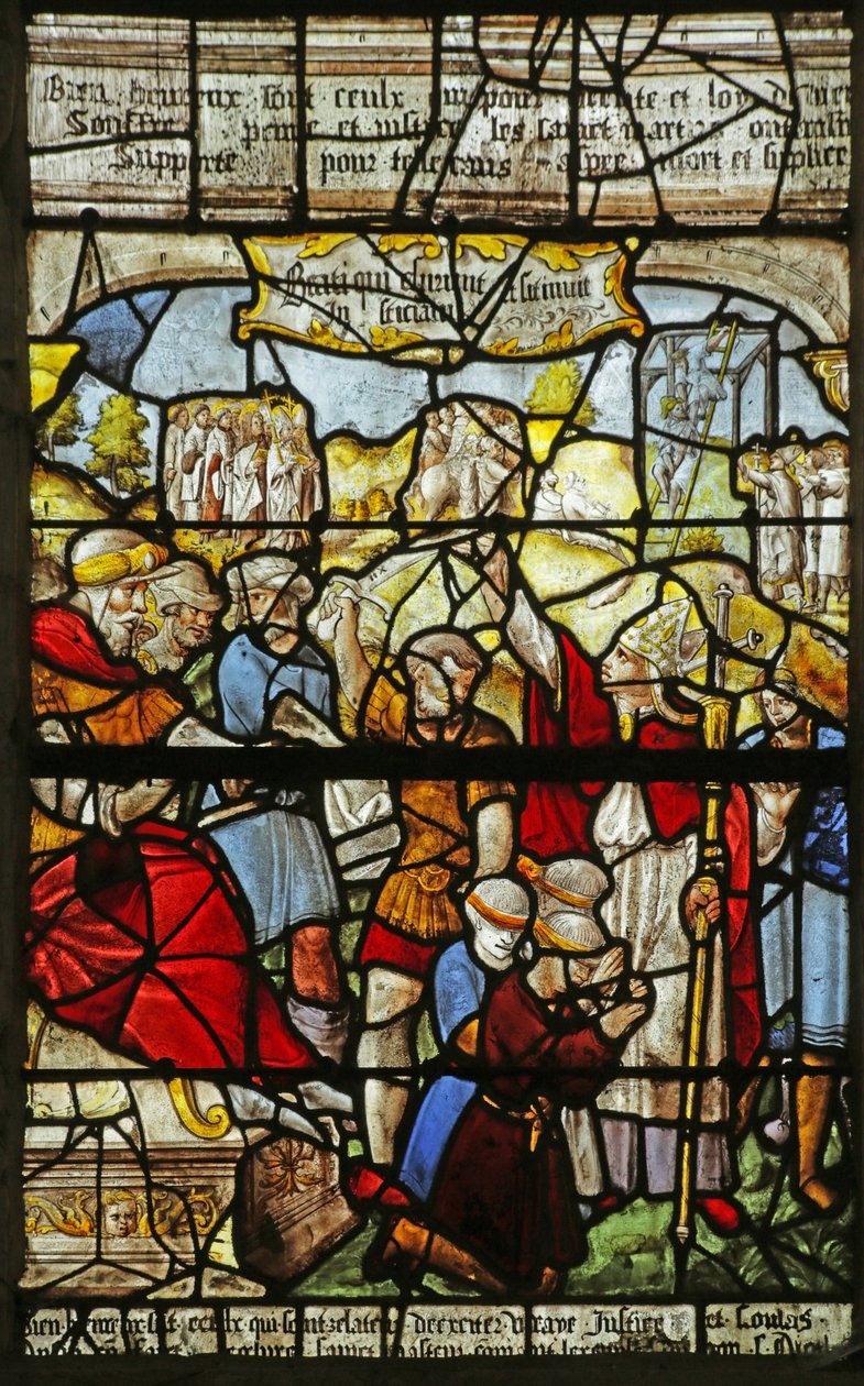 Die Seligpreisungen, Église Sainte-Tanche de Lhuître, Selig sind die Hungrigen von French School