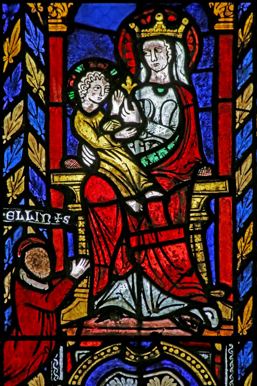 Fenster aus der Kirche St. Johannes der Täufer, ca. 1275 von French School