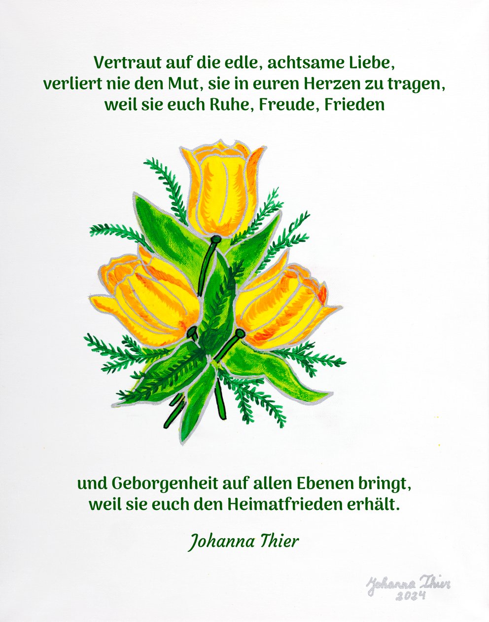 Bild für Ruhe und Geborgenheit von Johanna Thier