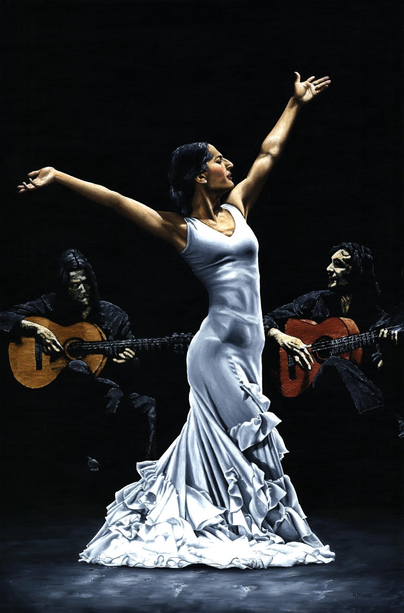 Finale des Flamenco-Auftritts von Richard Young