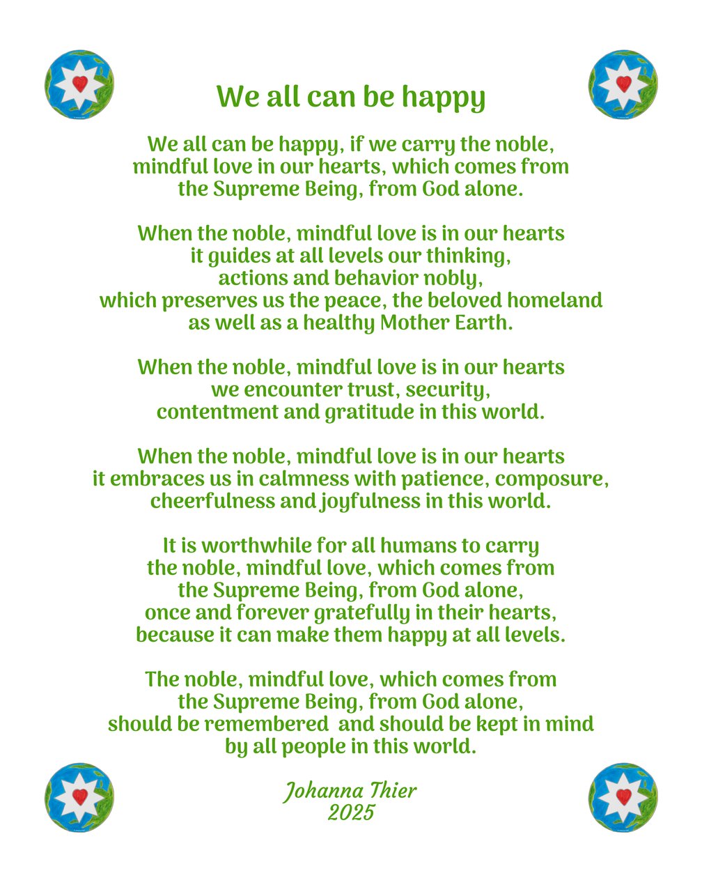 We all can be happy von Johanna Thier