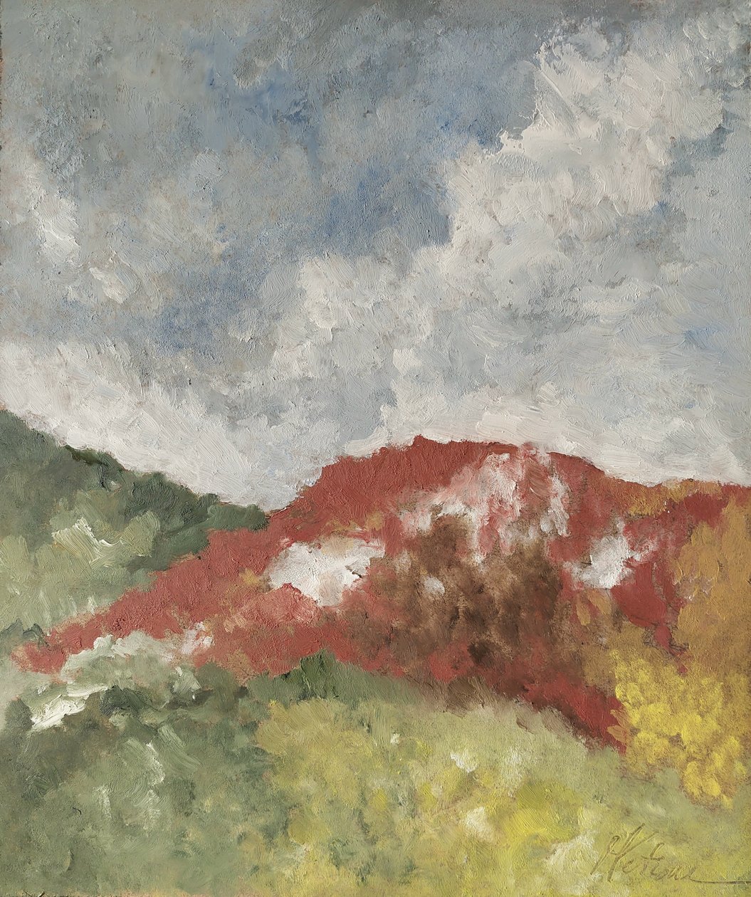 Collina rossa  von M. Vet