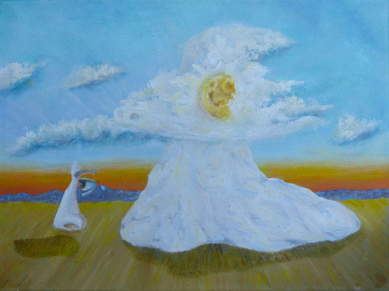 Landschaft mit Nase von Elzbieta Goszczycka