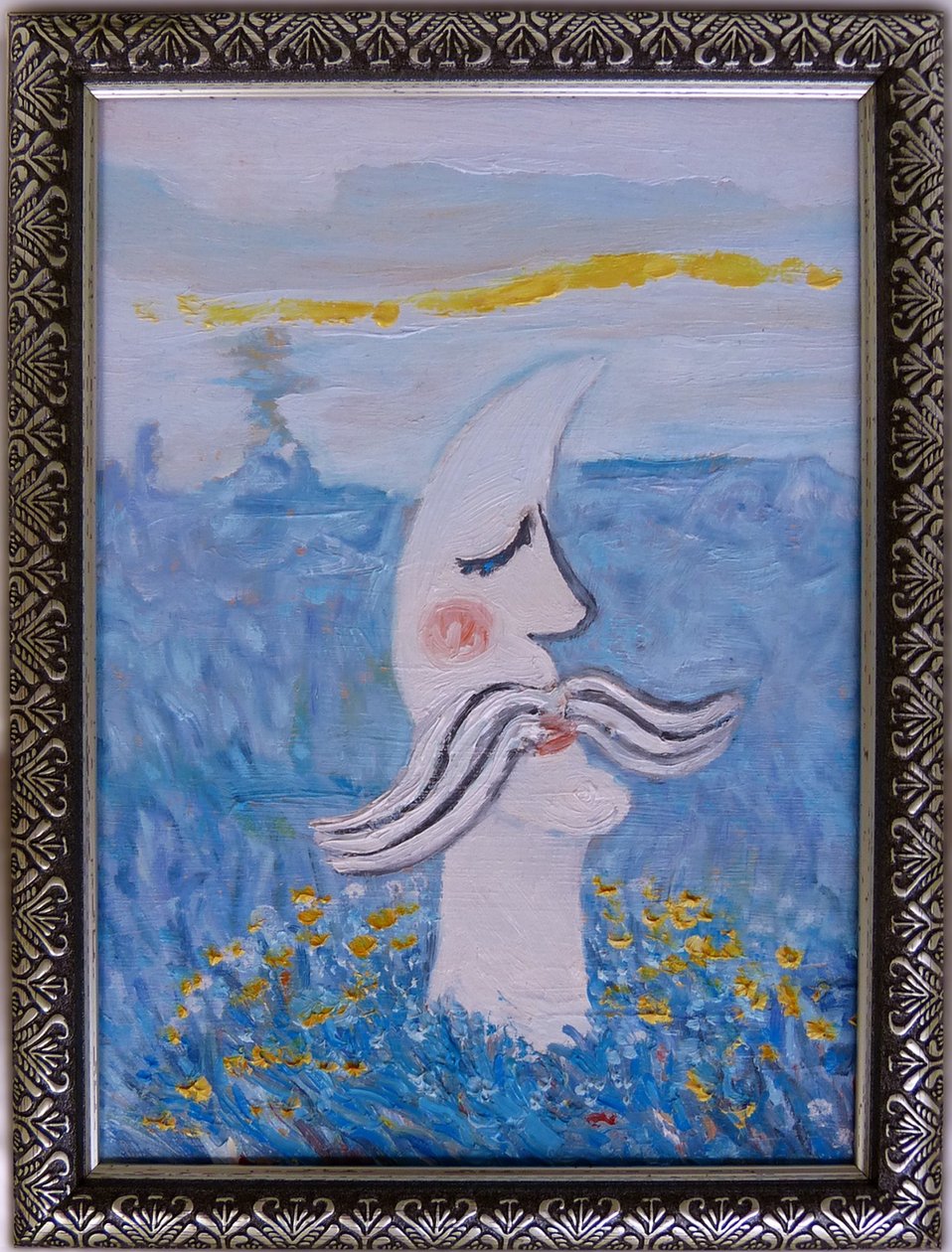 Porträt des Mondes von Elzbieta Goszczycka