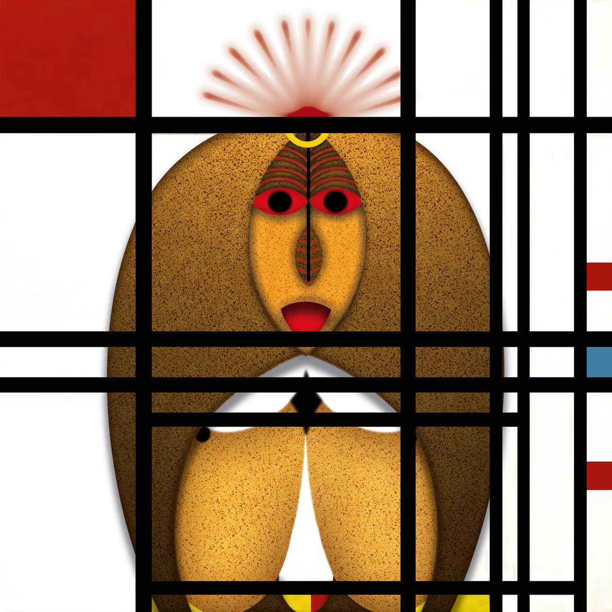 Lockdown (IV) - (aus der Serie Animal Rationale) von Alexander Eibach