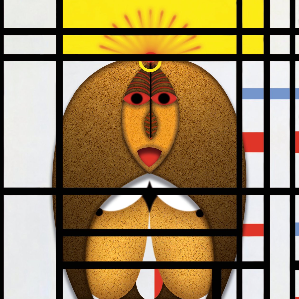 Lockdown (IX) - (aus der Serie Animal Rationale) von Alexander Eibach