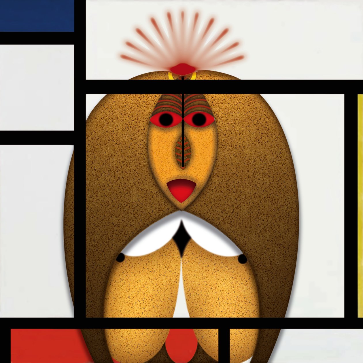 Lockdown (XI) - (aus der Serie Animal Rationale) von Alexander Eibach
