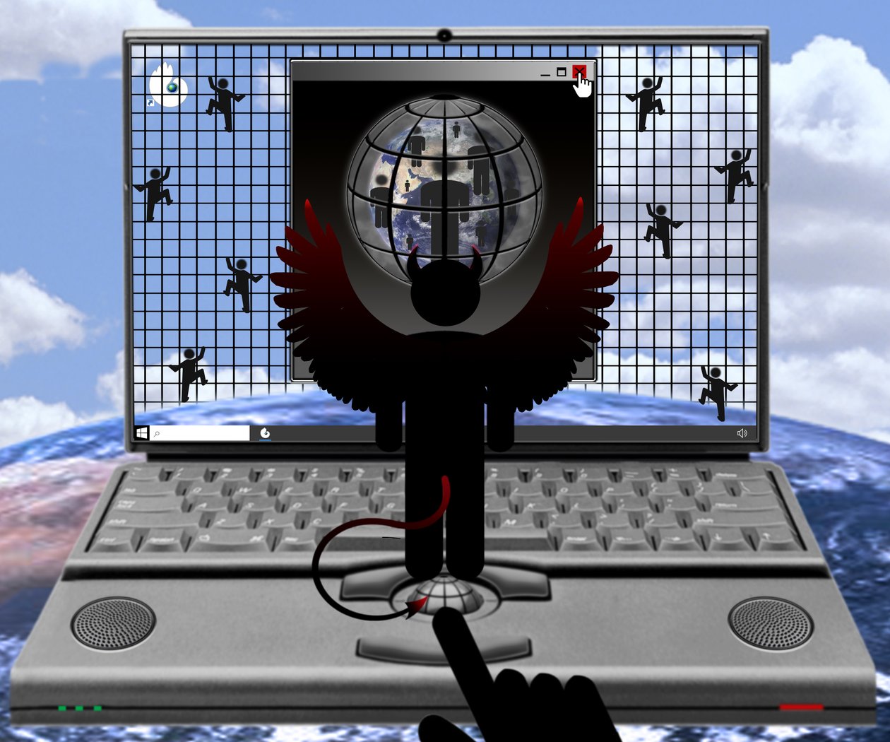 Alcatraz (Devil´s Island) - aus der Serie: Windows von Alexander Eibach