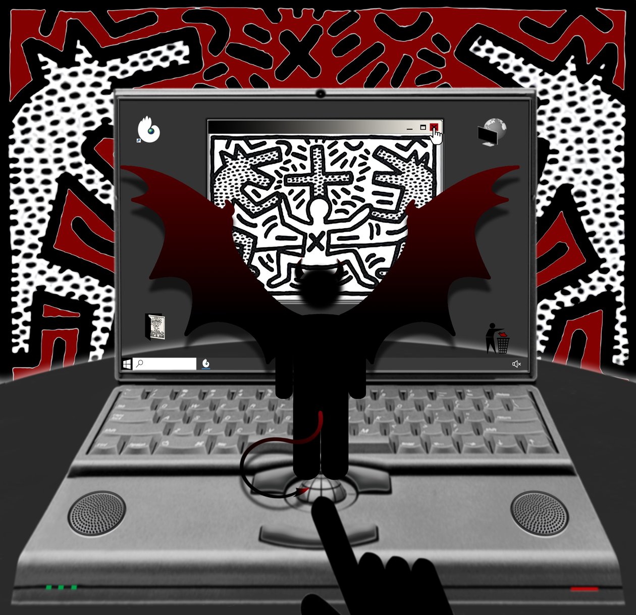 Der Antichrist (IV) - die Meute (aus der Serie: Windows) von Alexander Eibach