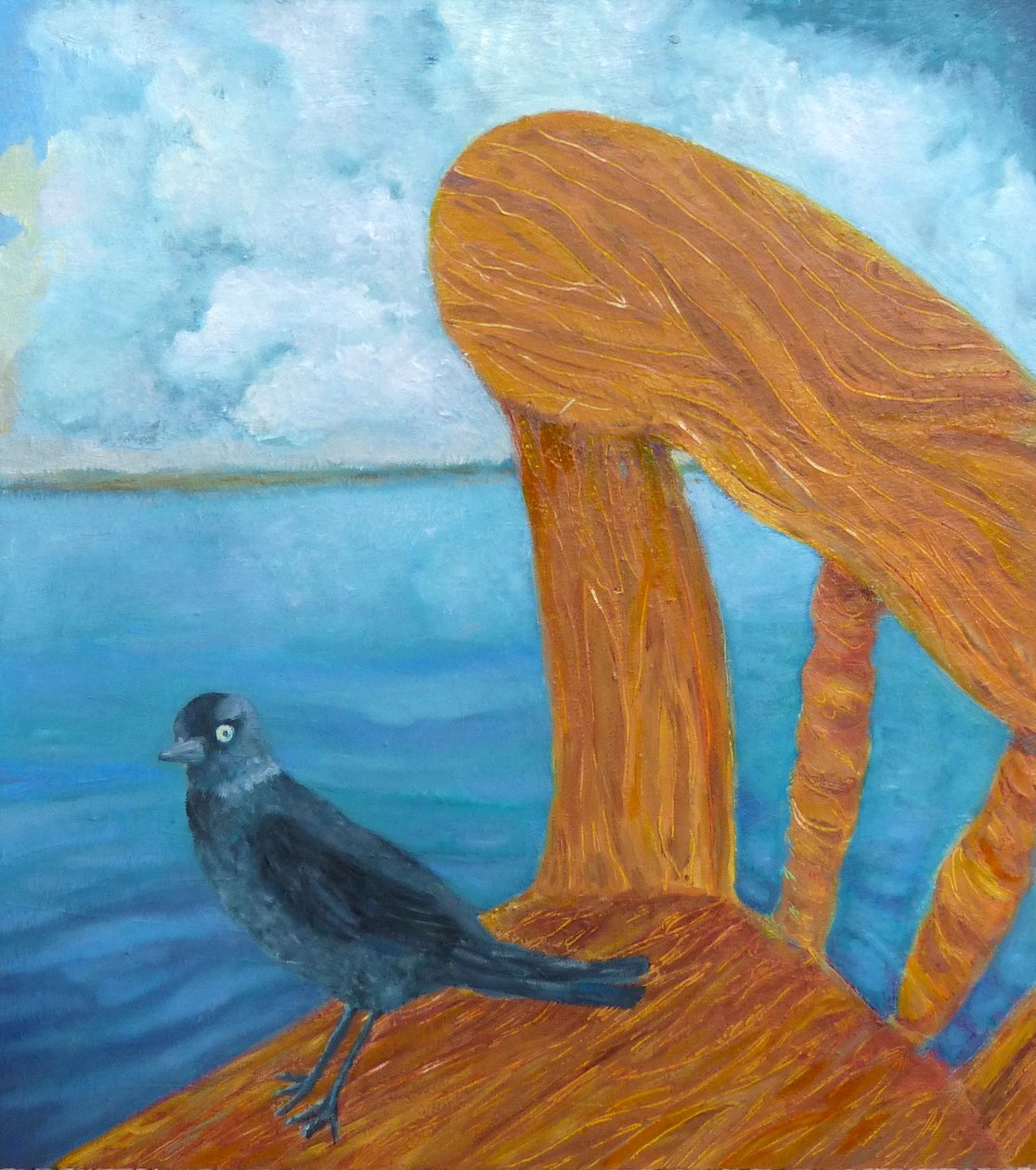 Dohlenvogel von Elzbieta Goszczycka