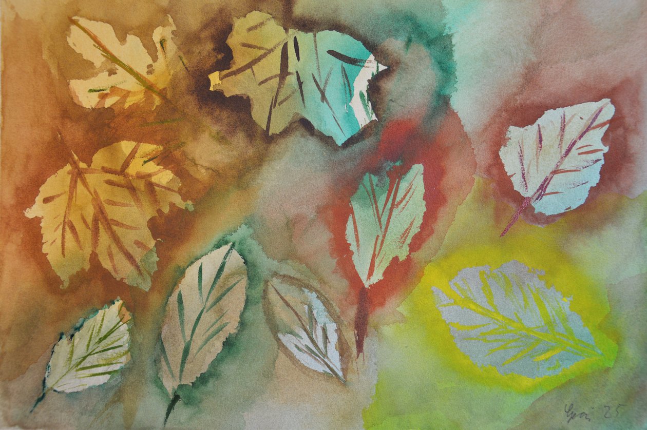 Herbstlaub von Detlef Georgi