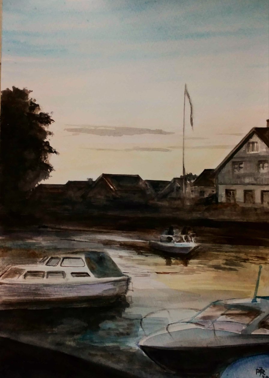 Karlskrona - Sommerabend von Jörg-Peter Rabe