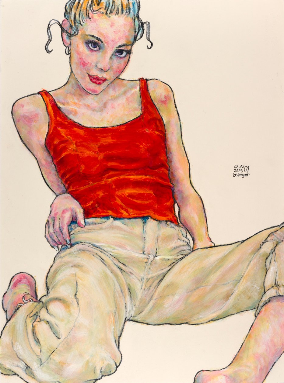 Einsames leuchten von Gunter Langer