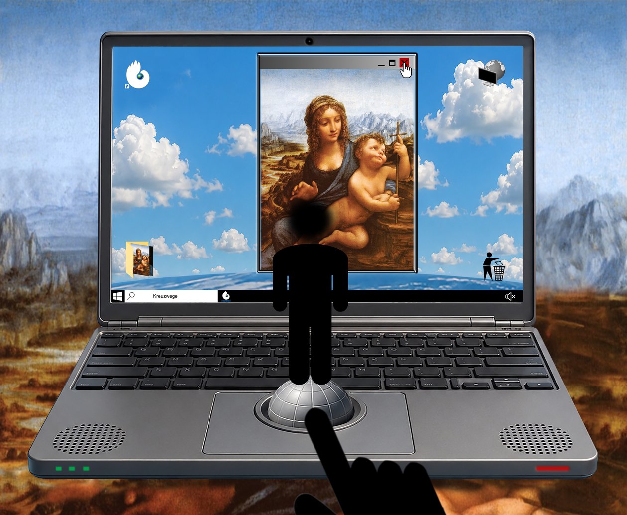 Kreuzwege (I) (aus der Serie WINDOWS) von Alexander Eibach