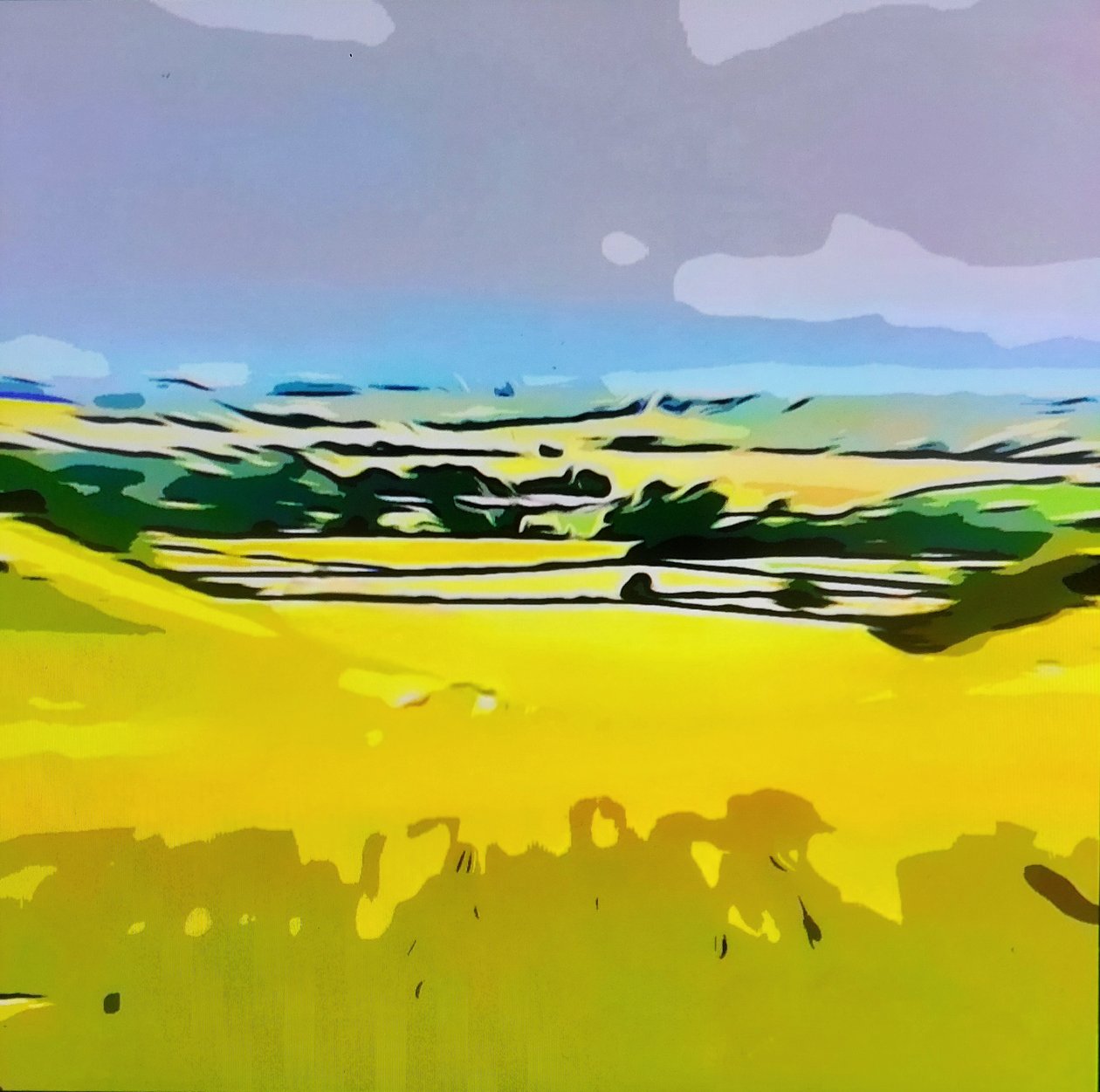 Digitale Landschaft 06 von M. Vet