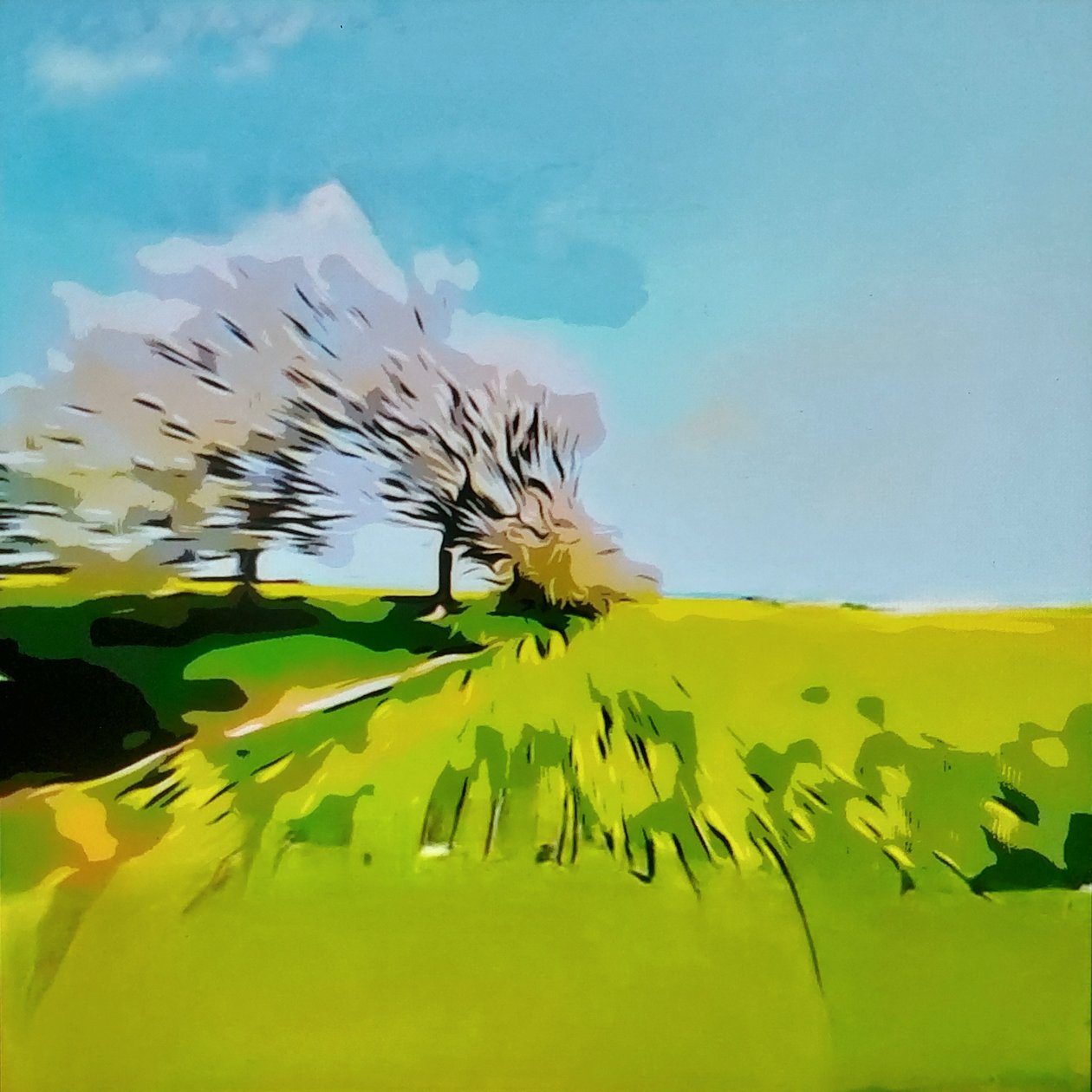 Digitale Landschaft 29 von M. Vet