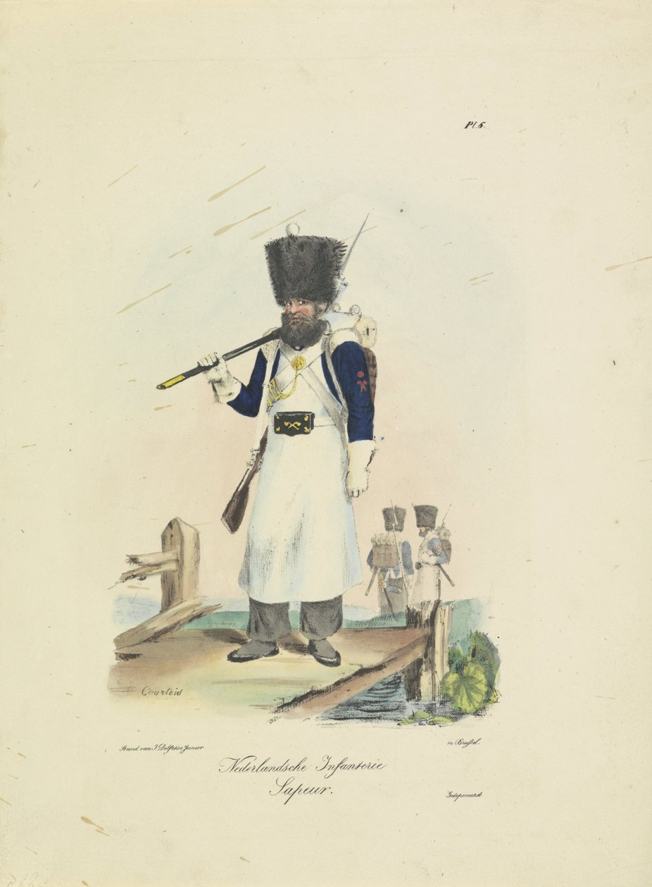Sappeur, 1820-1825 von A. Courtois