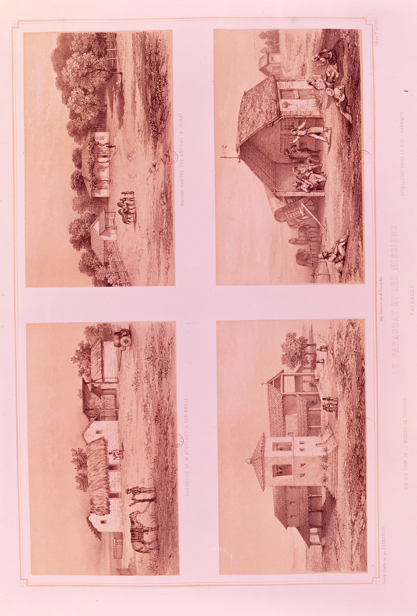 Paraguay und seine Missionen, graviert von Frederic Sorrieu von A. Demersay