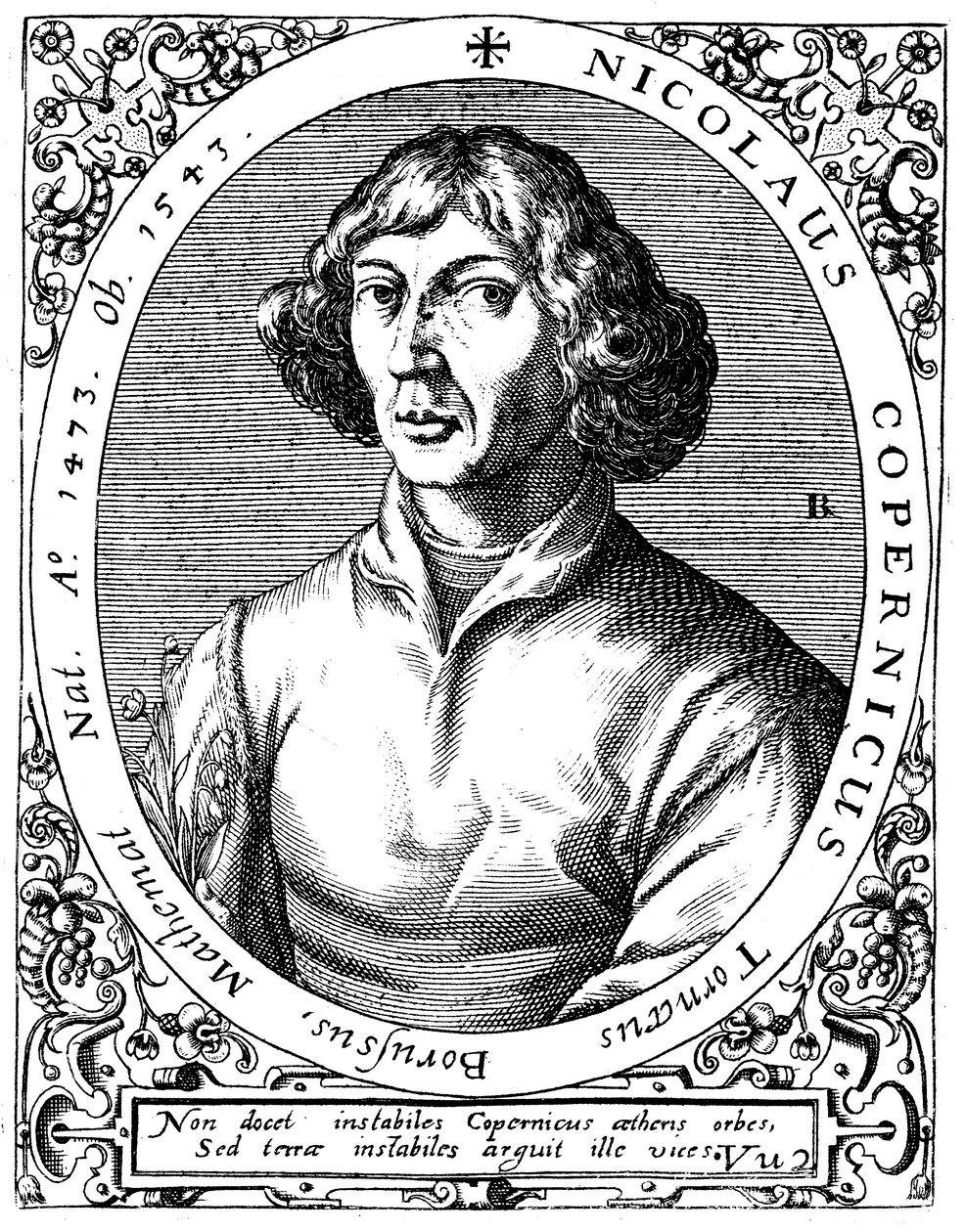Nikolaus Kopernikus, polnischer Astronom von A. de Bry
