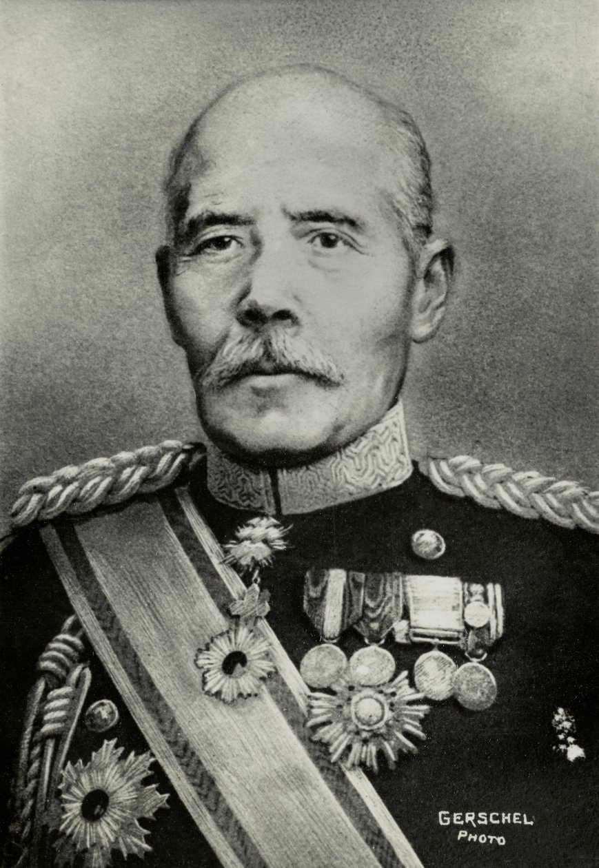 Porträt des Generals Tamemoto Kuroki von Aaron Gerschel