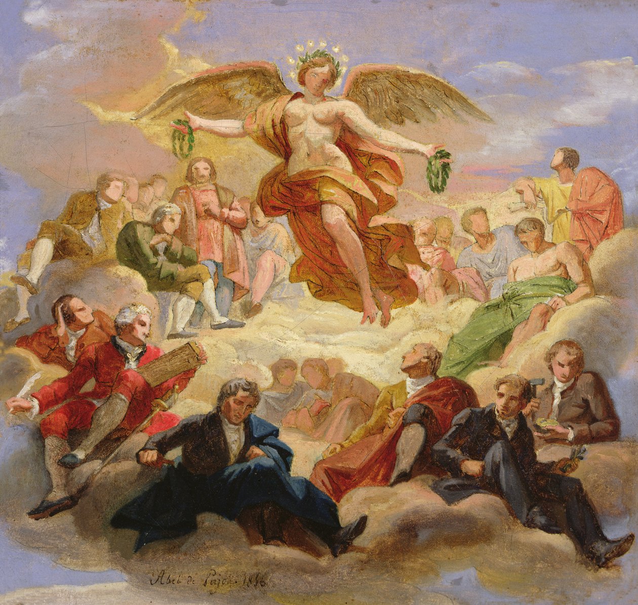 Skizze für die Decke der Bergbauschule von Abel de Pujol