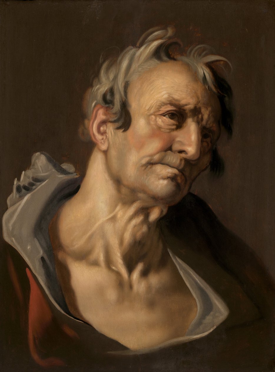 Kopf eines alten Mannes, spätes 16. - frühes 17. Jahrhundert von Abraham Bloemaert